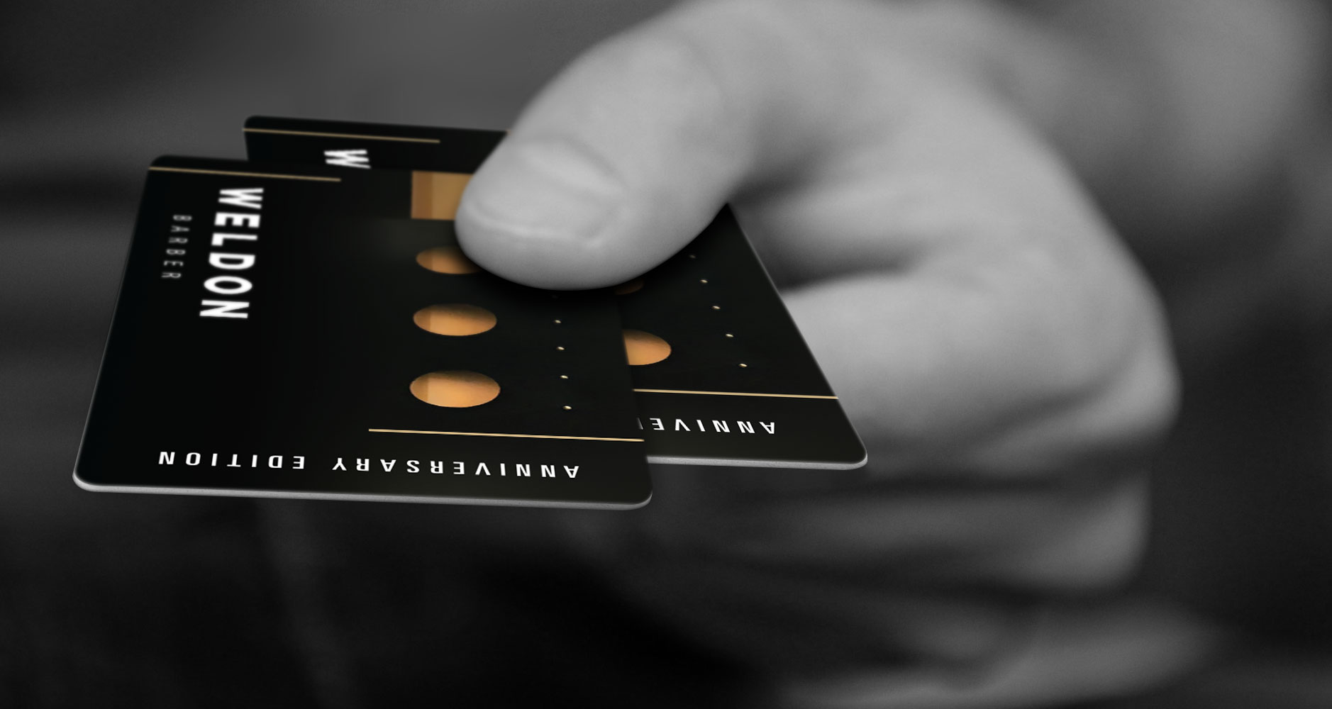 Weldon Barber 2018 Anniversary Card